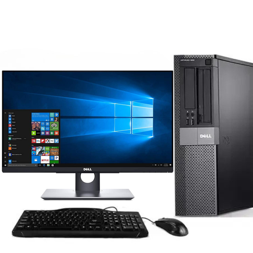 Dell Desktop 7040 19 Inch Screen, Core i7-6700 Processor + 2GB Graphics Card + Wifi (Renewed)