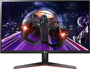 LG - شاشة كمبيوتر FHD 27 بوصة 27MP60G-B، IPS مع تقنية AMD فري سينك، اسود