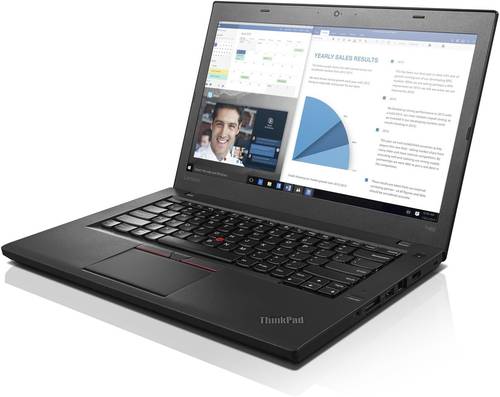 Renewed - T460 ThinkPad Utrabook Laptop With 14-Inch HD Display,Intel Core i5-6th Gen Processor/8GB DDR4 RAM/256GB SSD/Windows 10 Pro English / Arabic  Black