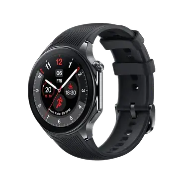 One plus Watch 2, Bluetooth calling, GPS, NFC- Radiant Steel