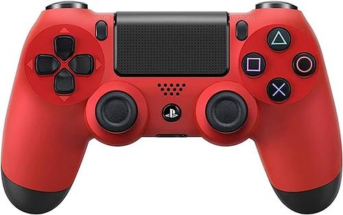 وحدة تحكم دوال شوك 4 من سوني لاجهزة PS4 لون احمر مجدد ضمان سنه