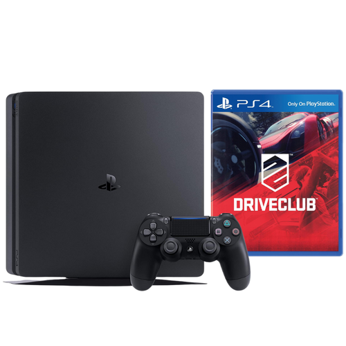 PlayStation 4 500GB with DualShock 4 Controller (Grade A Refurbished) 12 Months Warranty + Driveclub e