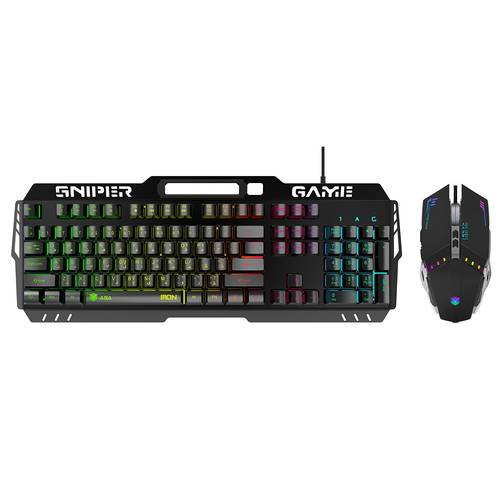 ASA IRON RGB Wired Gaming Keyboard and Mouse Combo