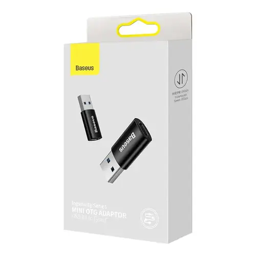 Baseus Ingenuity Series Mini OTG Adapter Type C to USB-A 3.1 - Black