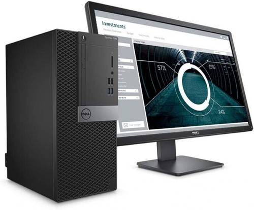 Dell Desktop Computer Core i5 6th Generation 256 SSD 16GB RAM + Wi-Fi + 19-inch Screen (Renewed)