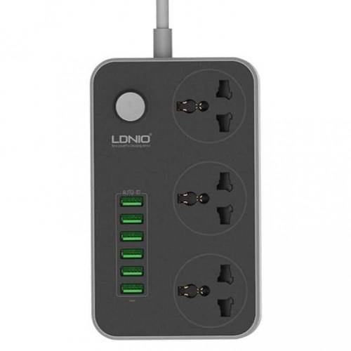 توصيلة لدنيو 2 متر 6 منافذ USB