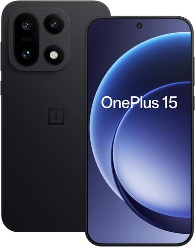 OnePlus 15 Dual SIM Infinite Black with AI, 16GB RAM, 512GB Storage, 5G - International Version