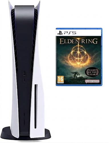 بلايستيشن 5 (نسخة الأقراص) مع لعبة إيلدن رينج (Elden Ring)