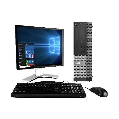 Dell - OptiPlex 7020 Desktop Computer | Intel Core i5 4590 | 8GB RAM | 500GB Storage | Windows 10 Pro + Free WiFi + All Accessories + 19