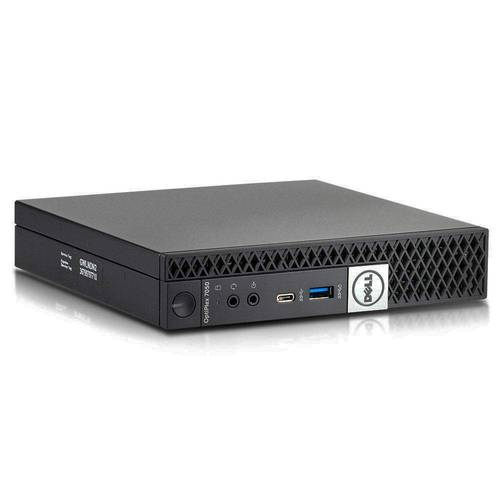 كمبيوتر ديل أوبتي بليكس 7050 مايكرو، معالج إنتل رباعي النواة i5-6500T حتى 3.1 جيجاهرتز، ذاكرة 16 جيجا بايت DDR4، قرص صلب SSD سعة 256 جيجا بايت، نظام تشغيل ويندوز 10 برو 64 بت،(مجدد)