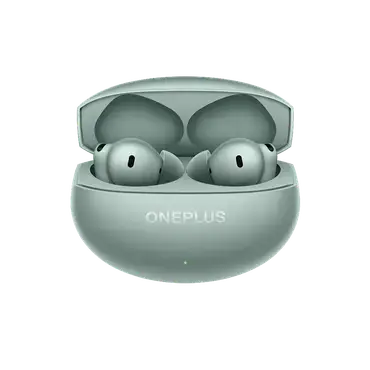 OnePlus Buds 4 TWS Earbuds with Upto 55dB Real-time ANC,Adaptive Mode,Dual Drivers with Dual DACs,3D Audio,Upto 45hrs Music Playback,Dual-Device connectivity,47ms Low Latency Zen Green