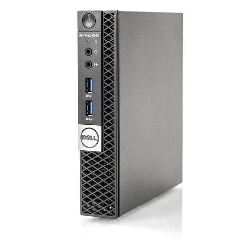 Dell - Dell Optiplex 7040 Micro Form Factor PC, Intel Quad Core i5 6500T 2.5Ghz, 16GB DDR4, 256GB NVMe SSD, Wi-Fi, HDMI, Windows 10 Pro (Renewed)