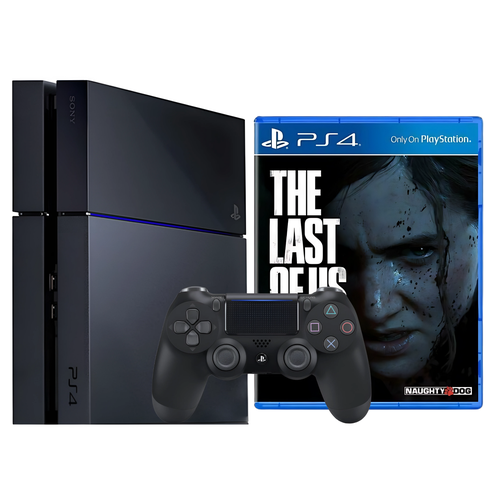 سوني بلايستيشن 4 الاصدار الأساسي 500 جيجا مجدد مع وحدة تحكم ديوال شوك 4+شريط The Last of Us II