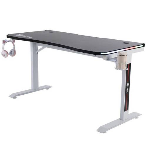 ASA Gaming Table with RGB Lighting - White 999