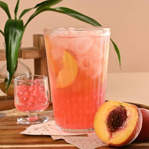 Peach Flavored Popping Boba 3kg
