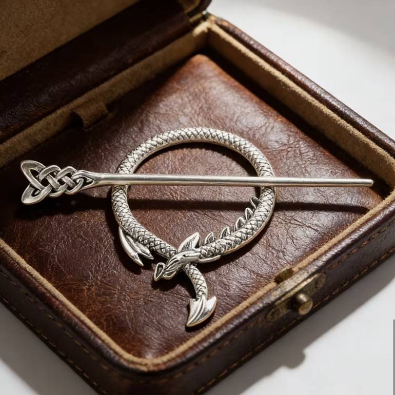 Niche Dragon Hairpin ( Pin + Barrette )