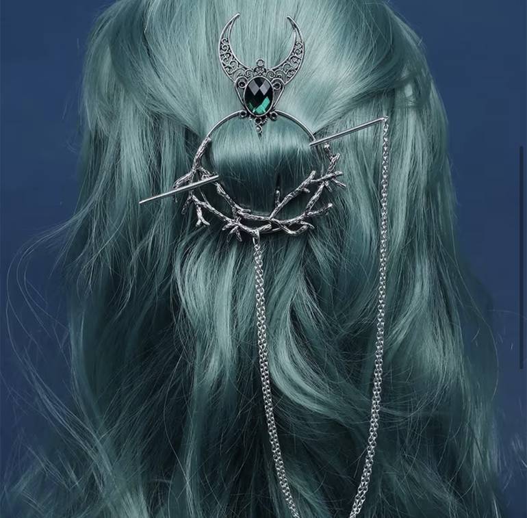 Gothic Hair Set (Pin + Barrette)