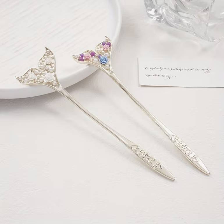Mermaid Pearl Hairpin