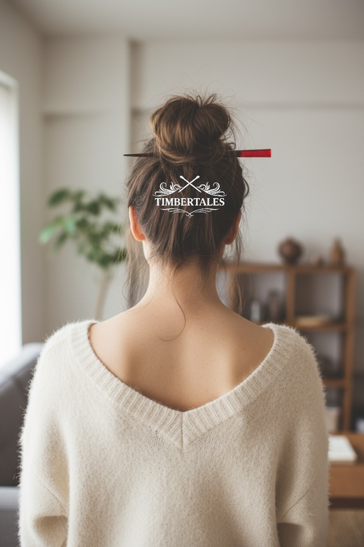 Lollipop Red Hair Stick