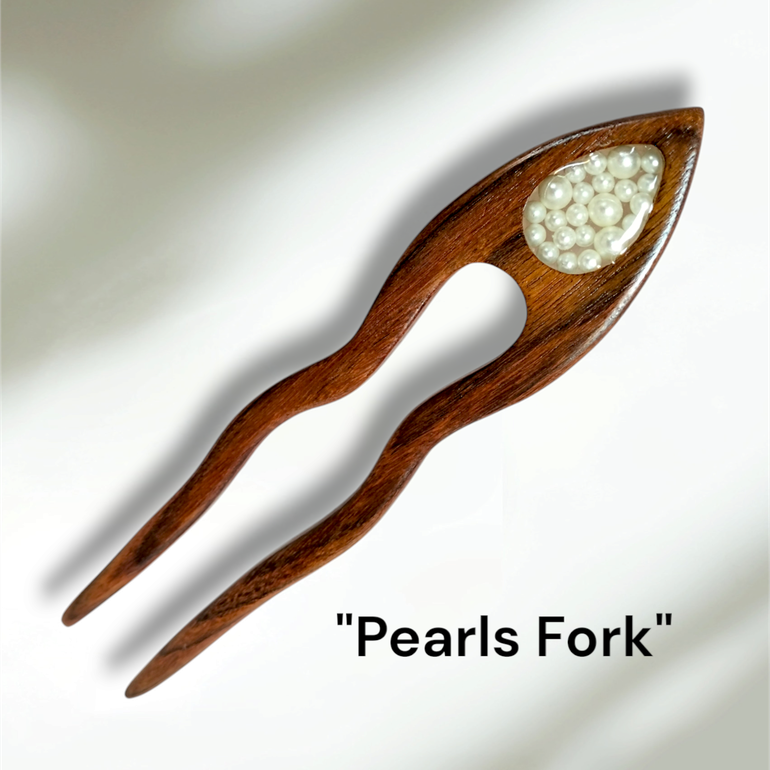 Pearls Hair Fork 
