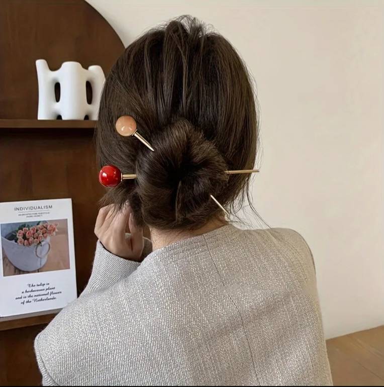 Round Ball Hairpin