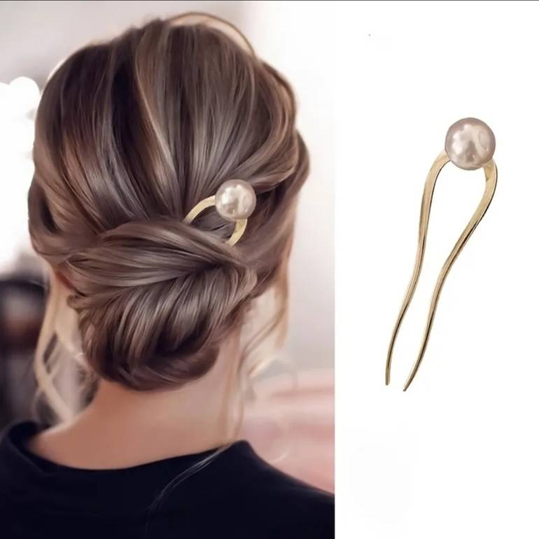 Pearl Hair Fork
