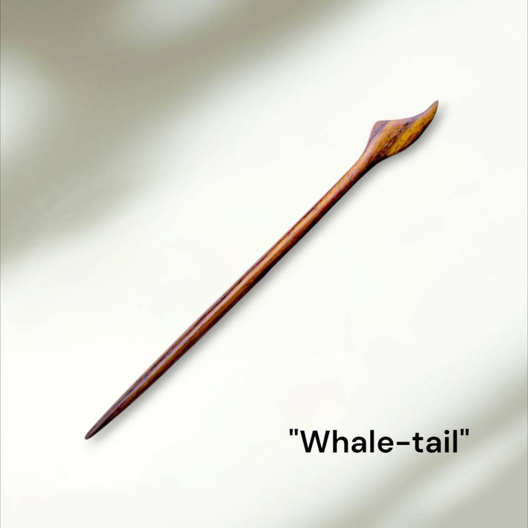 Whale-Tail Hair Pin