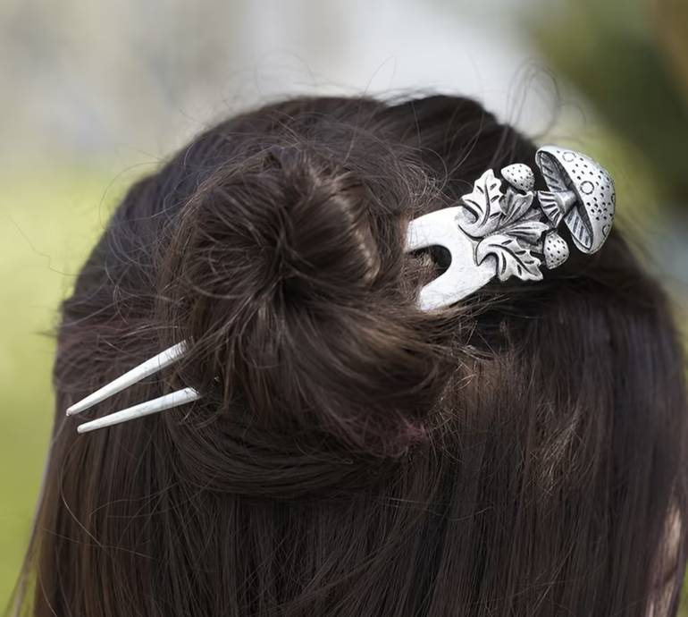 Mushroom Hair Fork