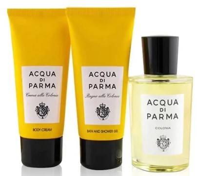 Acqua Di Parma Colonia Set Eau De Cologne 100 ML + Shower Gel 75 ML + Body Cream 75 ML