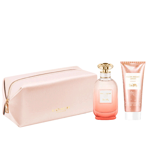 Coach Set Dreams Sunset For Women Eau De Parfum 90 ML +  Body Lotion 100 ML+ Bag