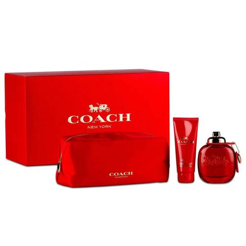 Coach Set Love For Women Eau De Parfum 90 ML + Body Lotion 100 ML+ Bag