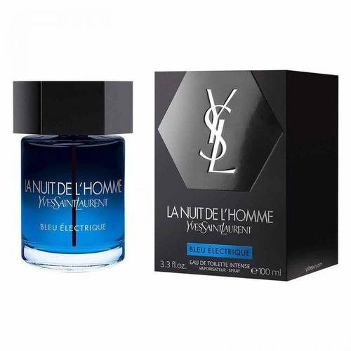 Yves Saint Laurent La Nuit De L'Homme Bleu Electrique Intense For Men Eau De Toilette 100 ML