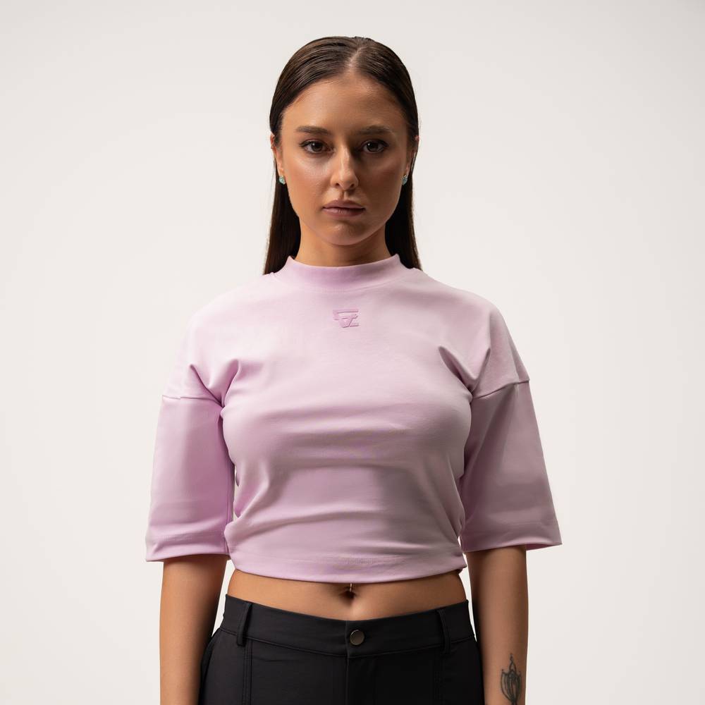 Crop top Flamingo pink