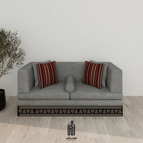 كنب مجلس نجدي ألوان متعددة - نفرين - موديل 9050