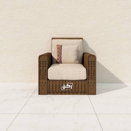 كنب تراث نجدي مودرن ألوان متعددة - موديل 3225