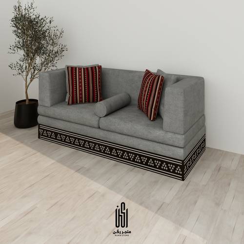 كنب مجلس نجدي ألوان متعددة - نفرين - موديل 9050