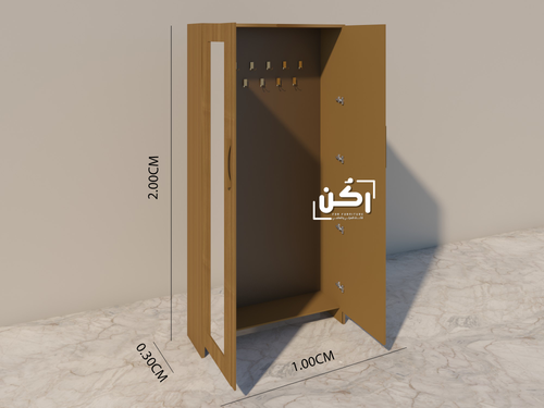 دولاب عبايات ميلامين - موديل 1712