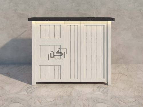 ميني بار قهوة مودرن ابيض - موديل 1002