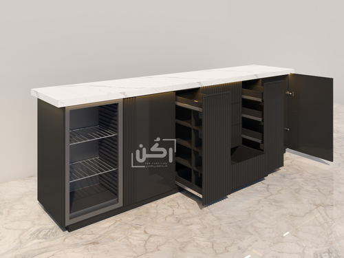 بار قهوة مقاس 250-280 اسود - موديل 1201