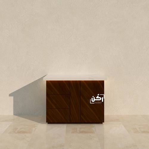 كورنر كوفي نقشة جوز مودرن - موديل 2125