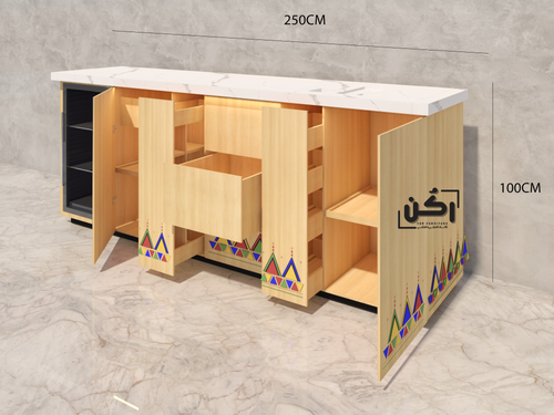 كورنر كوفي نقش جنوبي ميلامين حجم كبير - موديل 1090
