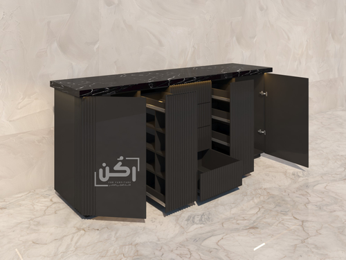 بار قهوة مقاس 210-240 اسود - موديل 1100