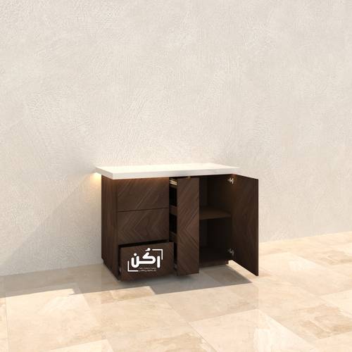 كورنر كوفي قشرة جوز موديل حديث - موديل2033