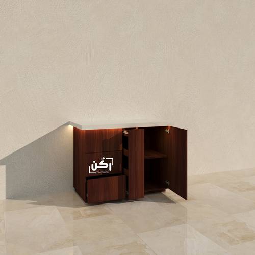 كورنر كوفي بني محمّر - موديل 2145