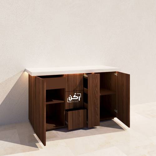 ركن قهوة بني كلاسيك مودرن - موديل 3270