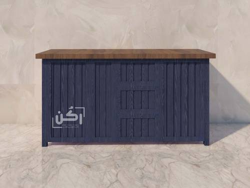 بار قهوة مودرن وسط كحلي - موديل 1002