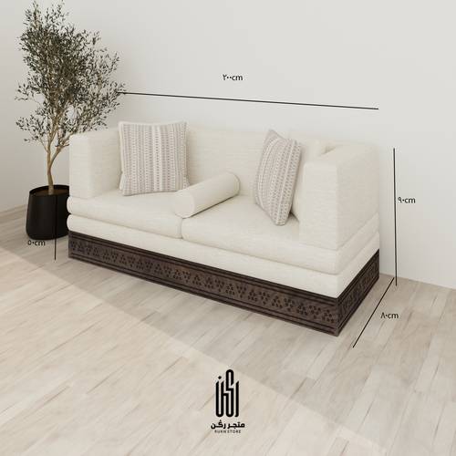 كنب مجلس نجدي ألوان متعددة - نفرين - موديل 9050