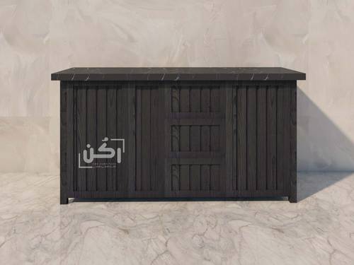  بار قهوة مودرن وسط اسود - موديل 1002