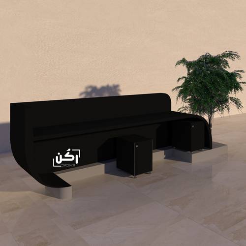 ريسبشن استقبال مودرن بألوان متعددة - موديل 1175