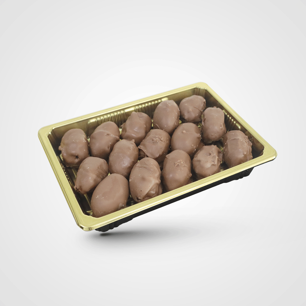 Milk chocolate dates